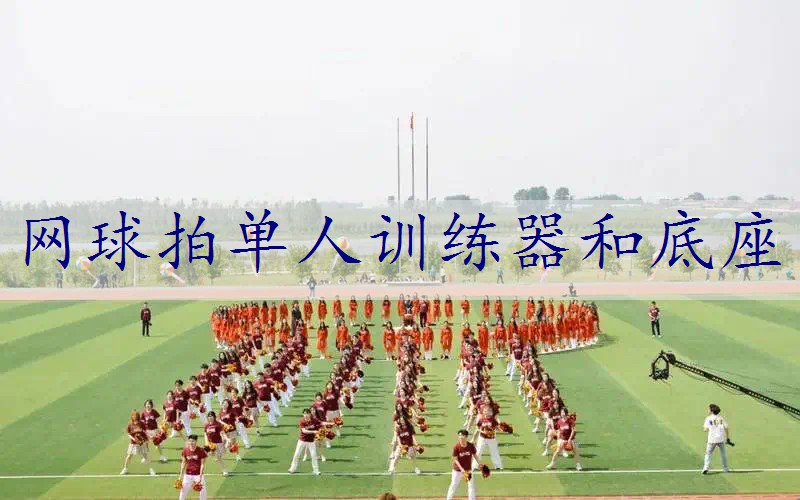 网球拍单人训练器和底座